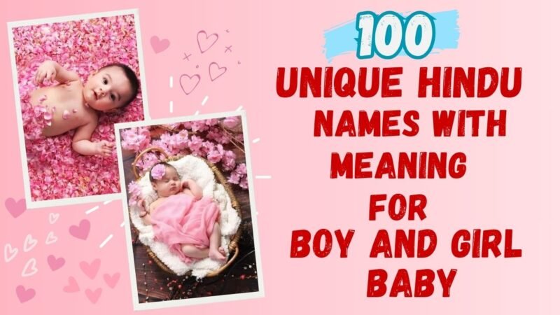 Unique Hindu Names with Meaning for Boy and Girl Baby